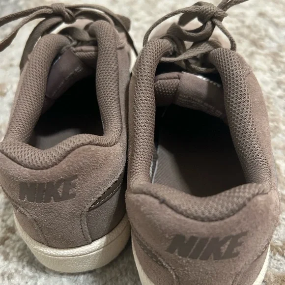 Nike Women's Court Royale Suede Brown Athletic Sneakers - Picture 3 of 8